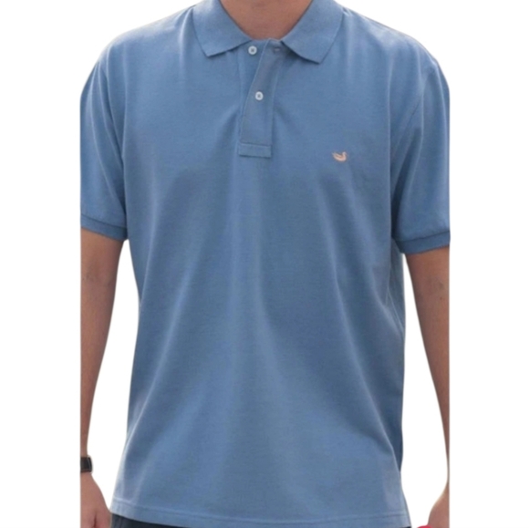 Southern Marsh Other - Southern Marsh Mens Stonewall Heathered Polo Washed Blue Size 2XL Preppy Work